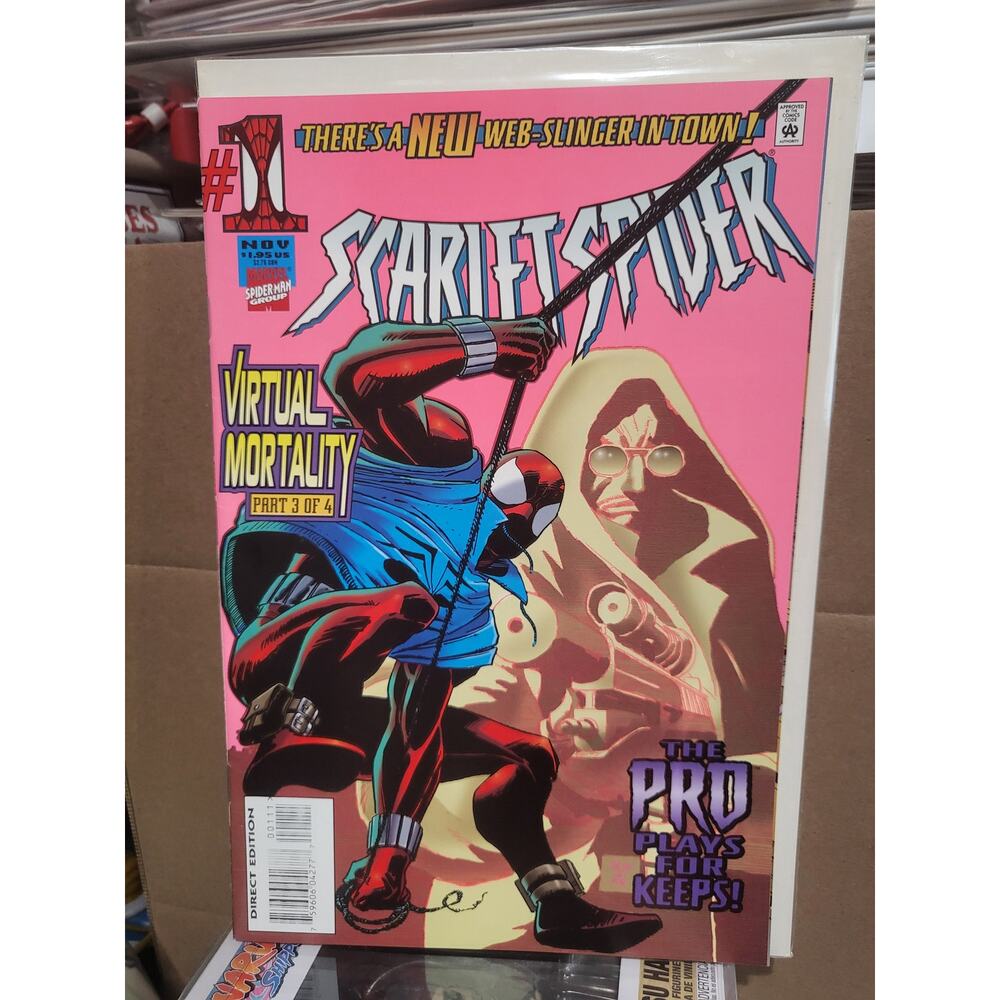 Scarlet Spider #1 1995 Marvel Comics Ben Reilly Dr. Octopus Romita Jr. Cover VF